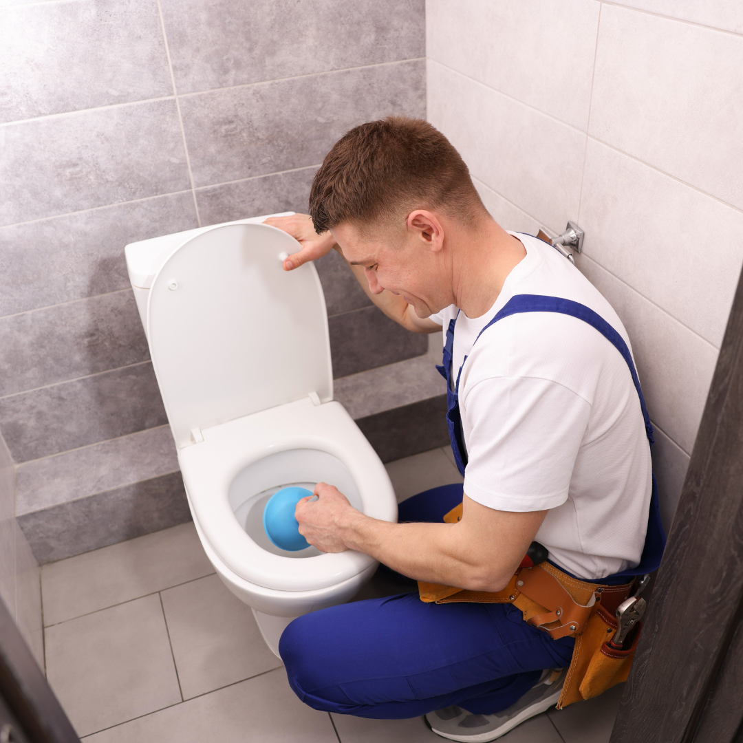 Débouchage et traitement de toilettes bouchées en urgence par un agent professionnel à Rennes et en Ille-et-Vilaine.